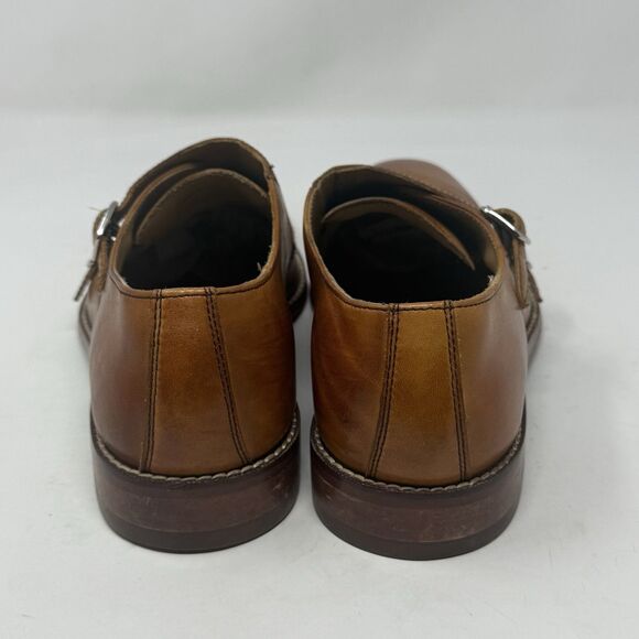 Cole Haan Giraldo Double Monk Strap Dress Shoes Mens 8 M British Tan Brown - Picture 10 of 16